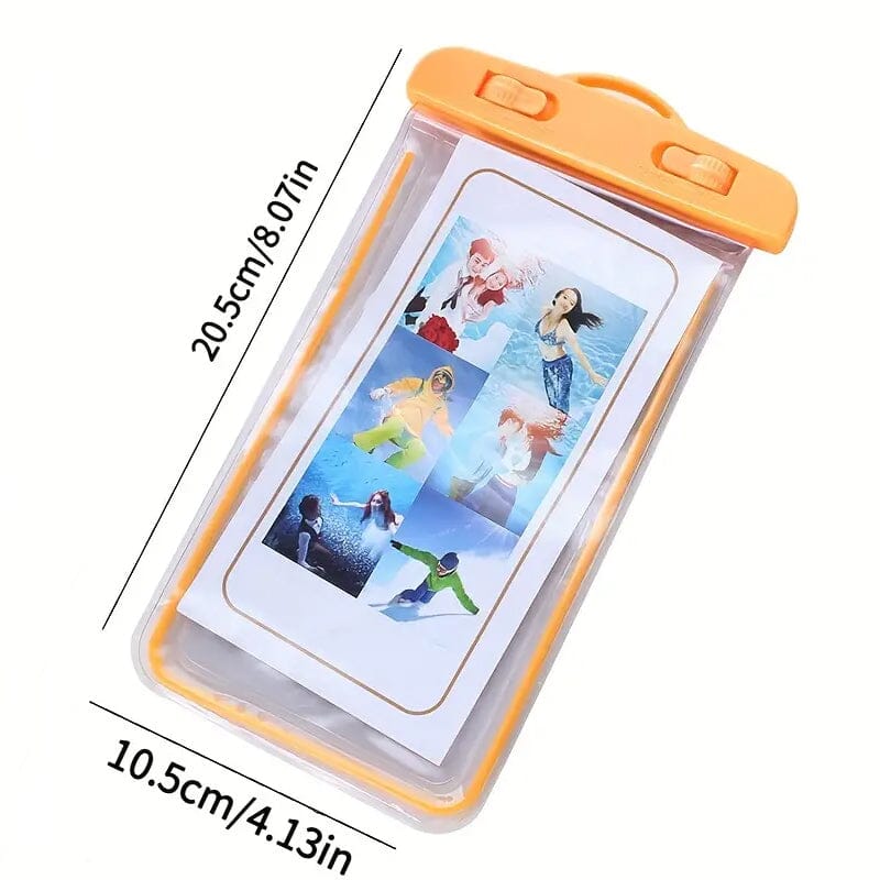 Transparent Luminous Phone Dry Bag Dry Bag - Tophatter Daily Deals