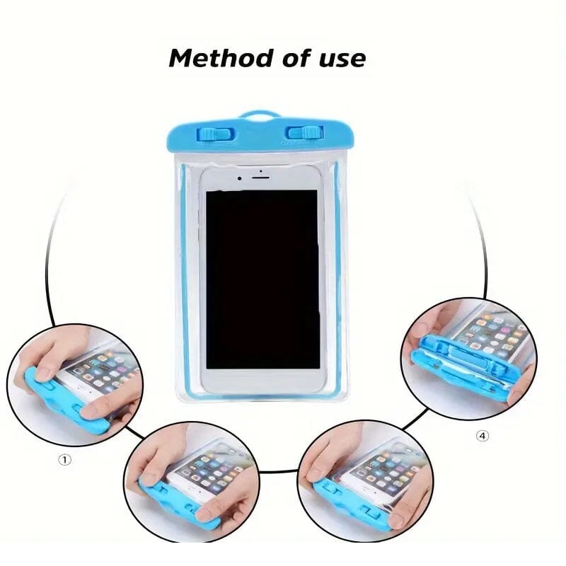 Transparent Luminous Phone Dry Bag Dry Bag - Tophatter Daily Deals