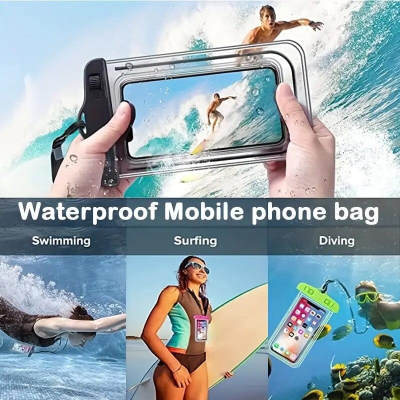 Transparent Luminous Phone Dry Bag Dry Bag - Tophatter Daily Deals