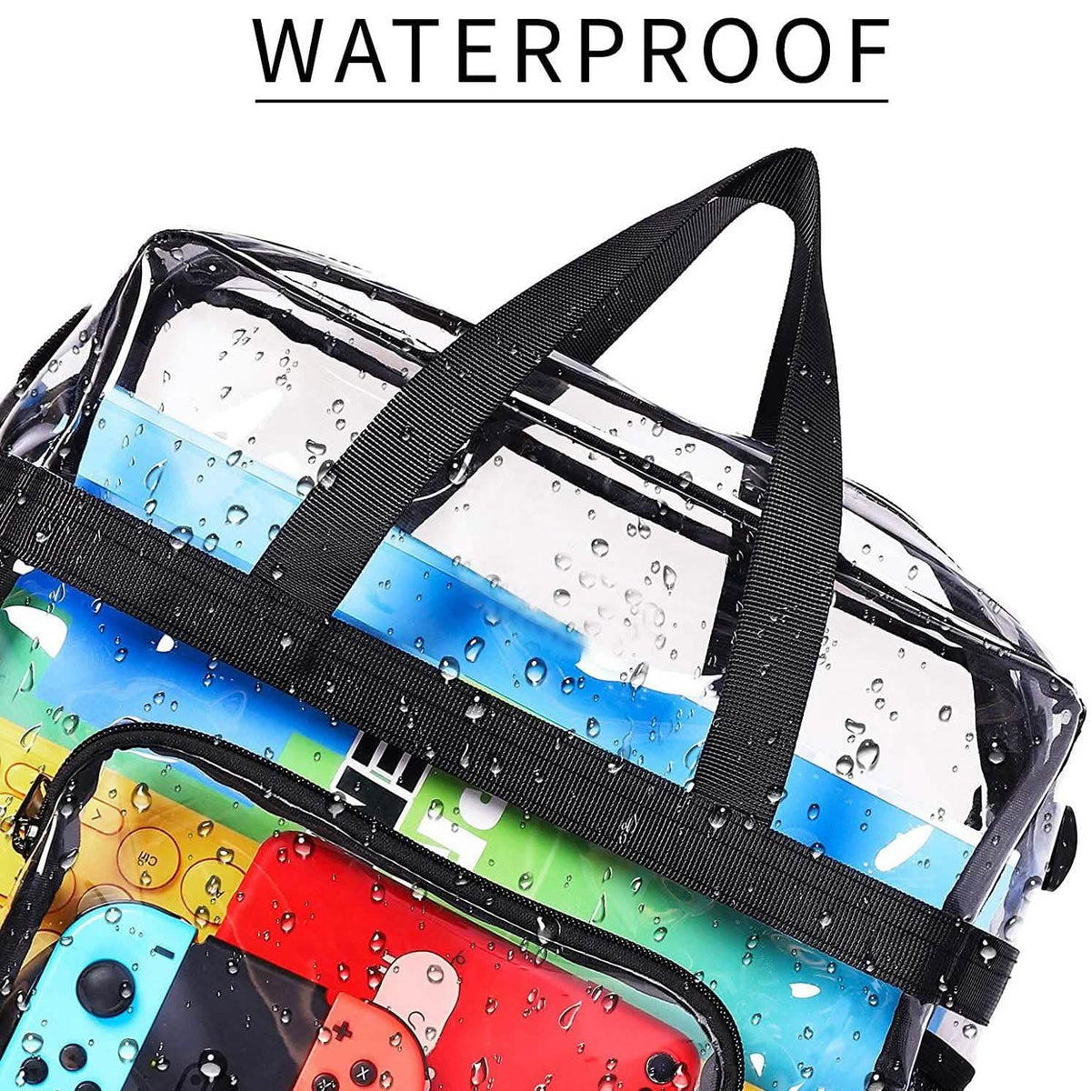 Transparent See Through Clear Tote Bag Handbags & Wallets - Tophatter Daily Deals