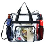 Transparent See Through Clear Tote Bag Handbags & Wallets - Tophatter Daily Deals