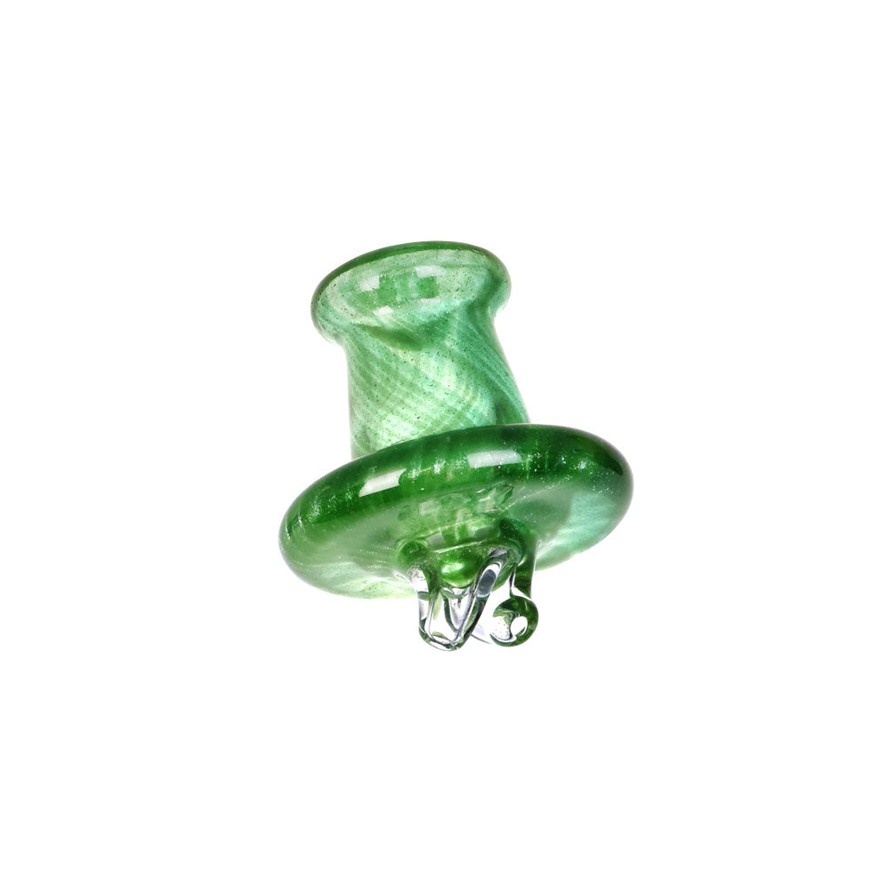 Tophatter's Inc. Transparent Vortex Thermal Carb Cap Transparent Dark Green Glass Carb Caps - Tophatter Daily Deals