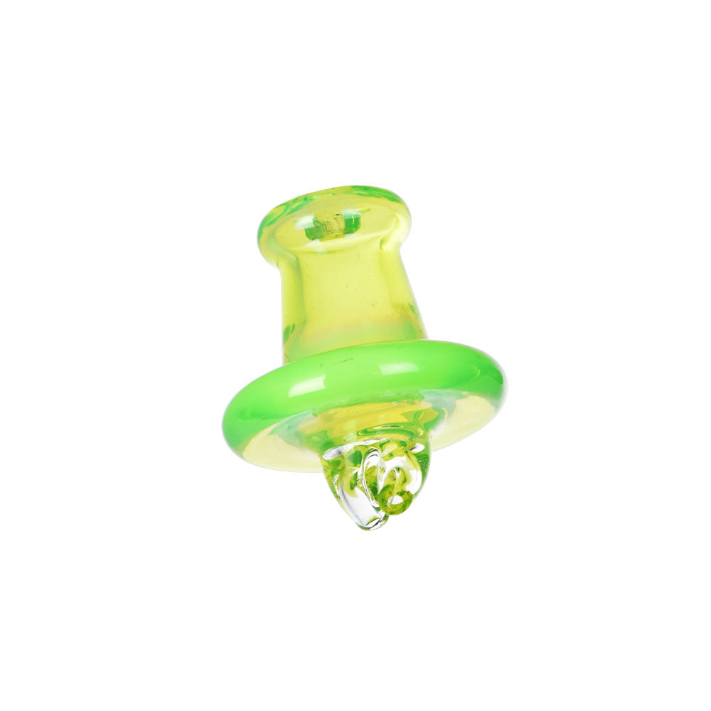 Tophatter's Inc. Transparent Vortex Thermal Carb Cap Transparent Green Glass Carb Caps - Tophatter Daily Deals