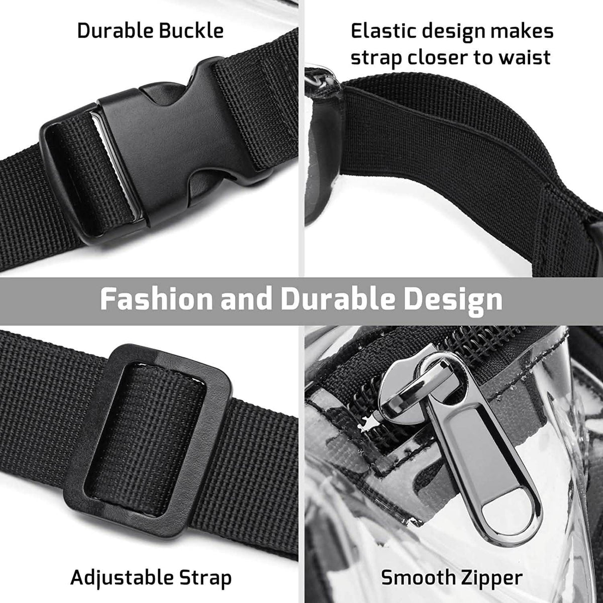 Transparent Waterproof Waist Bag Handbags & Wallets - Tophatter Daily Deals