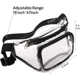 Transparent Waterproof Waist Bag Handbags & Wallets - Tophatter Daily Deals