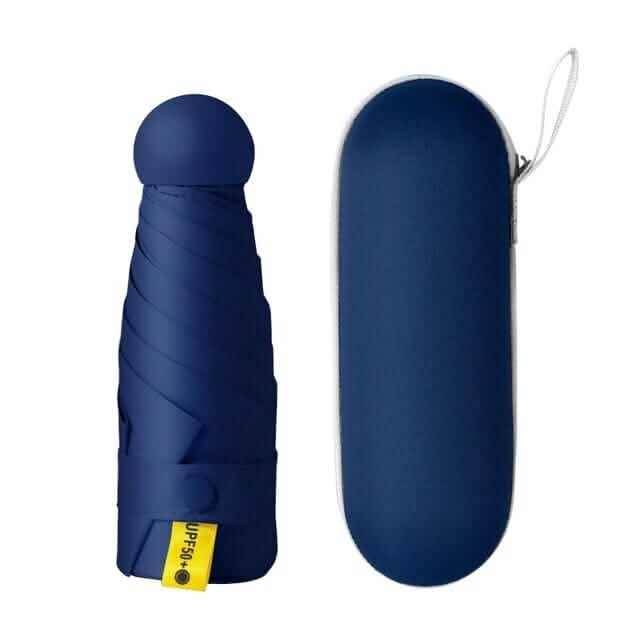 Travel Mini Umbrella for Purse Blue Outdoor Recreation - Tophatter Daily Deals