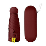 Travel Mini Umbrella for Purse Burgundy Outdoor Recreation - Tophatter Daily Deals