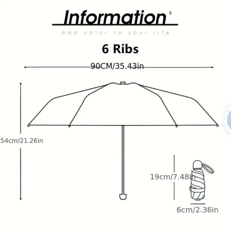 Travel Mini Umbrella for Purse Outdoor Recreation - Tophatter Daily Deals