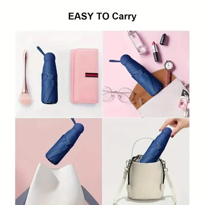 Travel Mini Umbrella for Purse Outdoor Recreation - Tophatter Daily Deals