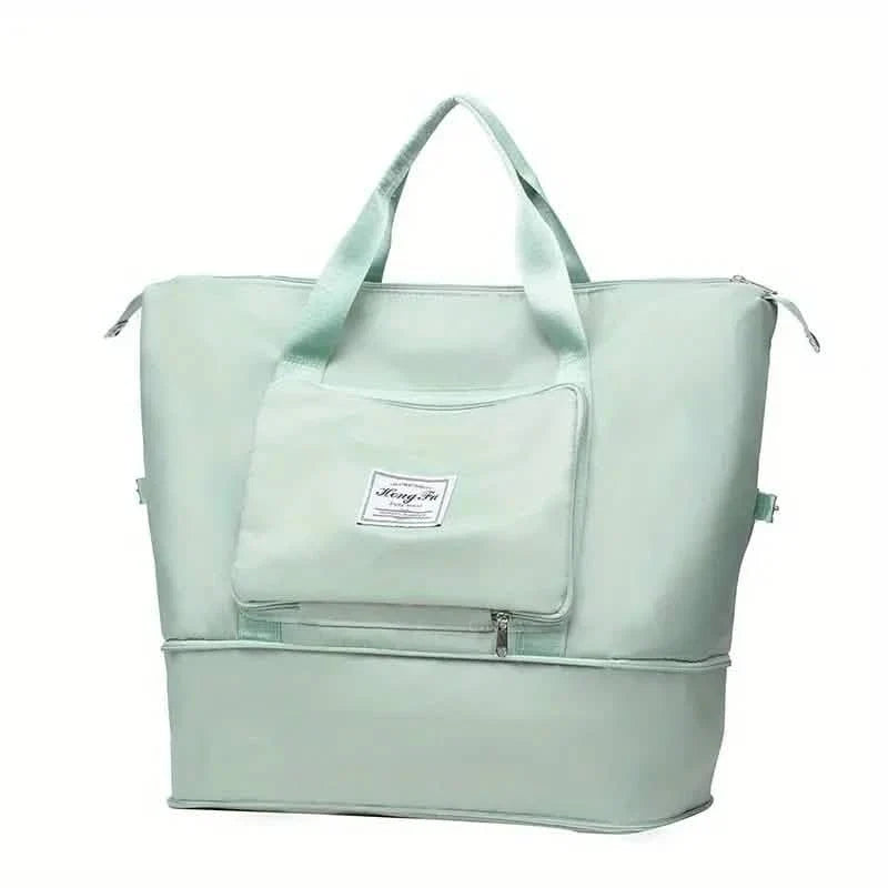 Travel Storage Zipper Handbag Green Handbags & Wallets - Tophatter Daily Deals