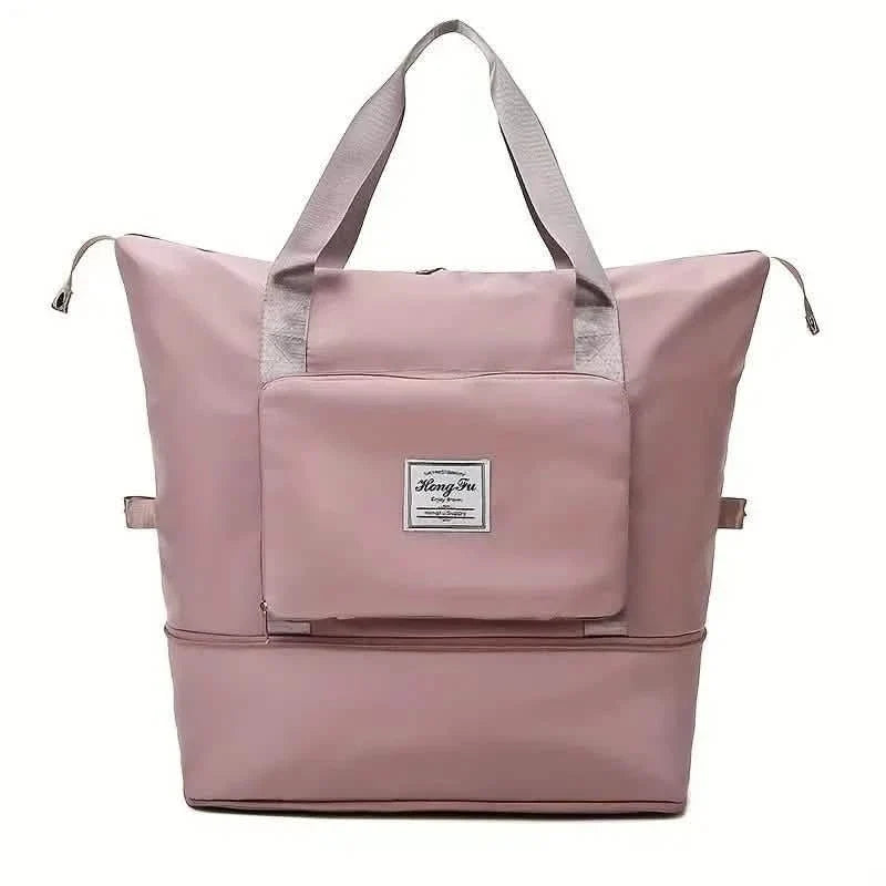 Travel Storage Zipper Handbag Mauve Handbags & Wallets - Tophatter Daily Deals