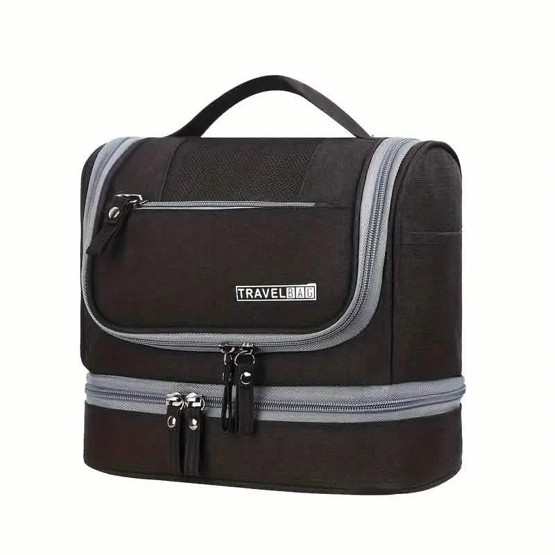 Travel Wash Bag with Hanging Hook Black Handbags & Wallets - Tophatter Daily Deals