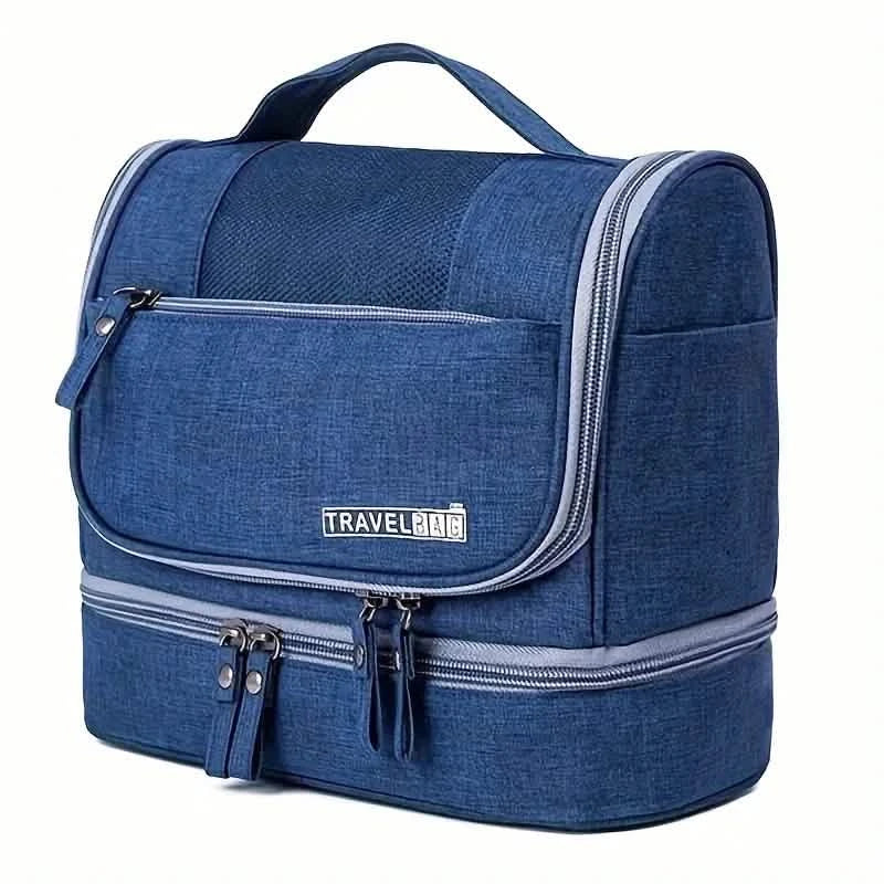 Travel Wash Bag with Hanging Hook Blue Handbags & Wallets - Tophatter Daily Deals