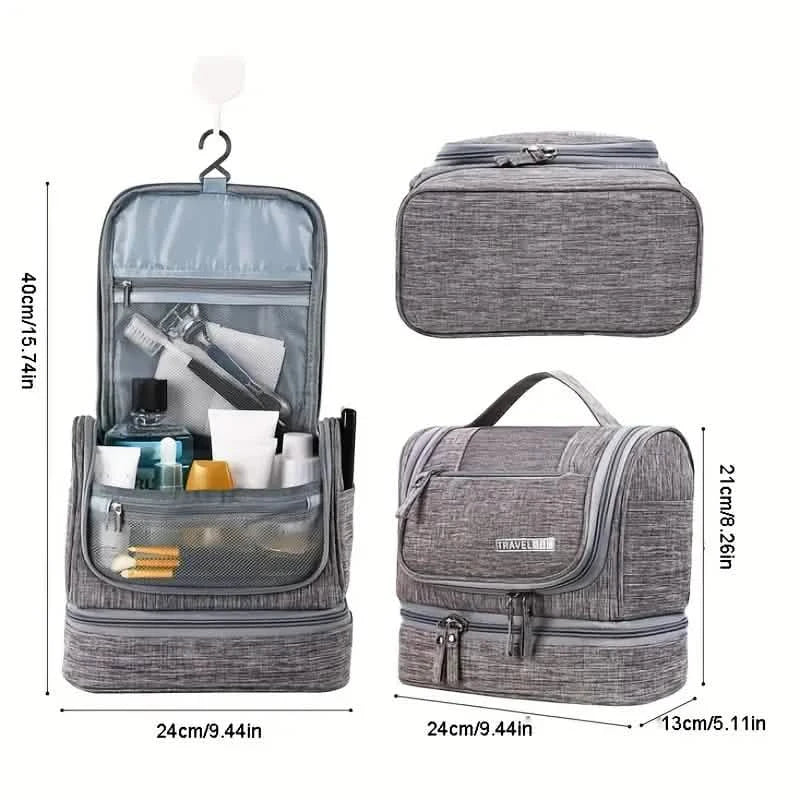 Travel Wash Bag with Hanging Hook Handbags & Wallets - Tophatter Daily Deals
