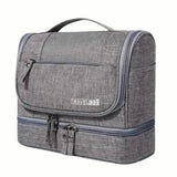 Travel Wash Bag with Hanging Hook Gray Handbags & Wallets - Tophatter Daily Deals