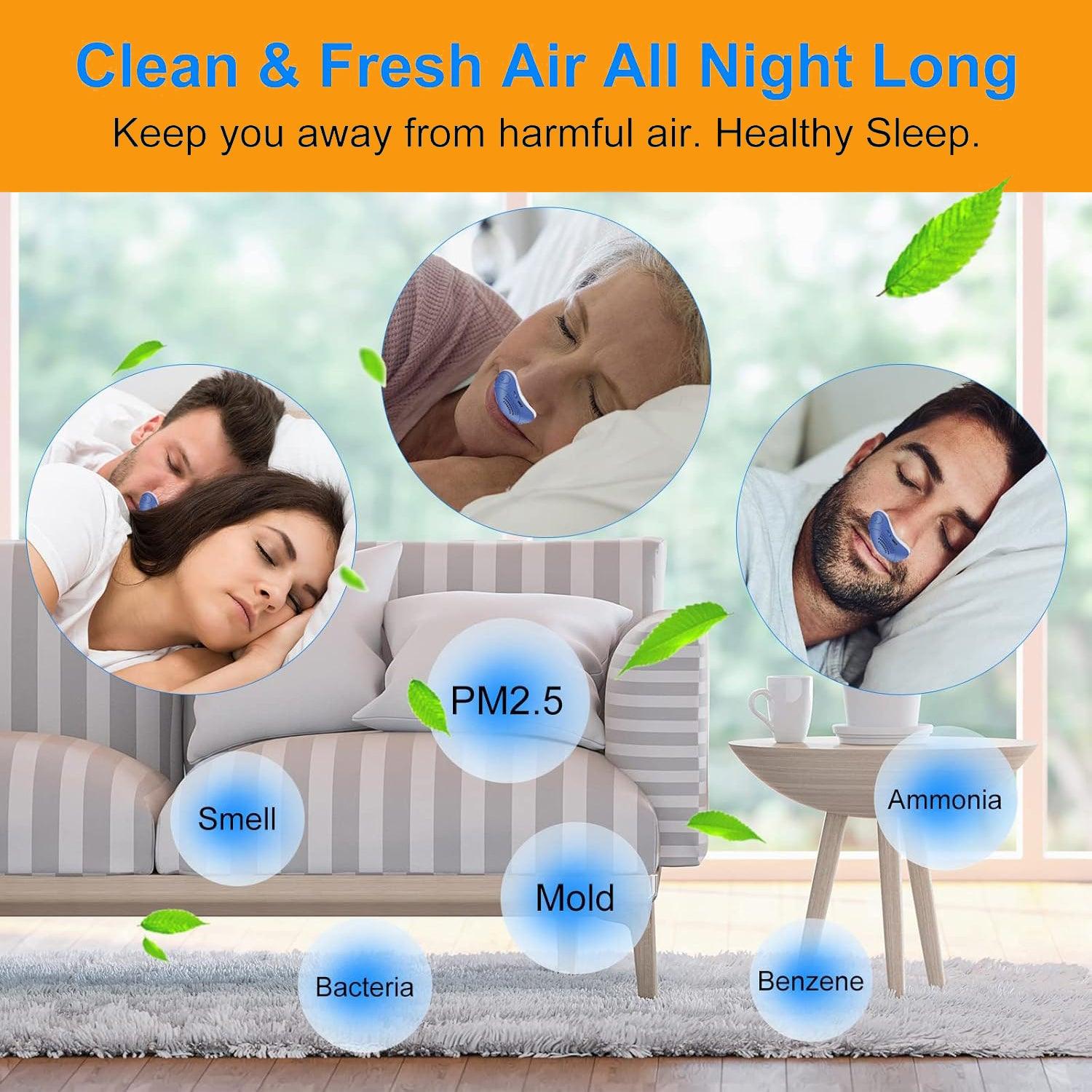 Sleep Apnea Device - Stop Snore Micro Anti Snoring Device Electric Noise Stopper Health Care - Tophatter Daily Deals