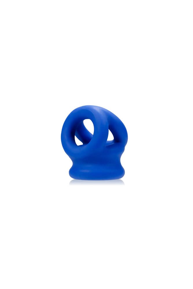 Oxballs - Tri-Squeeze 3-Ring Ballstretching Sling - Assorted Colors Black Sex Toy - Tophatter Daily Deals