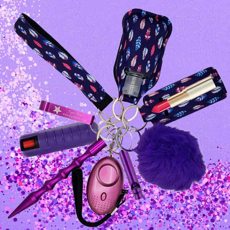Fight Fobs® Tribe Vibe Boho Self Defense Key Chain Set Self-Defense Keychains - Tophatter Daily Deals
