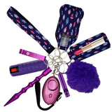 Fight Fobs® Tribe Vibe Boho Self Defense Key Chain Set Plus (+Pepper Spray) Self-Defense Keychains - Tophatter Daily Deals