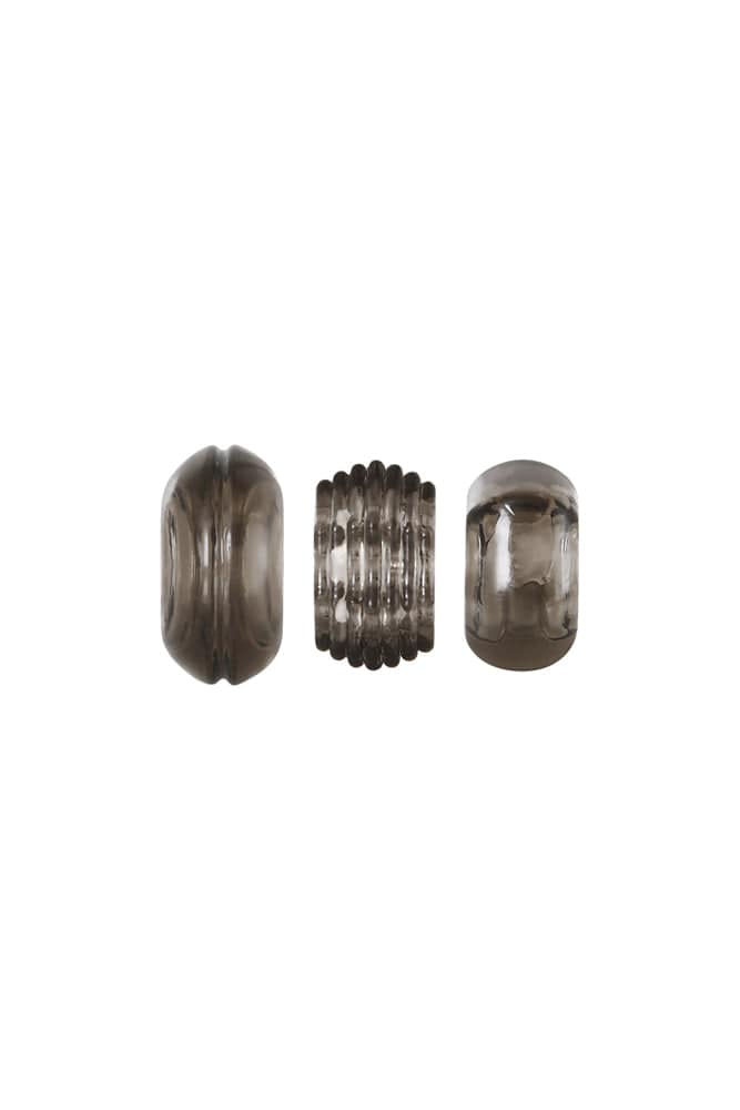 Zero Tolerance - Triple Thick Cock Ring Set - Smoke Sex Toy - Tophatter Daily Deals