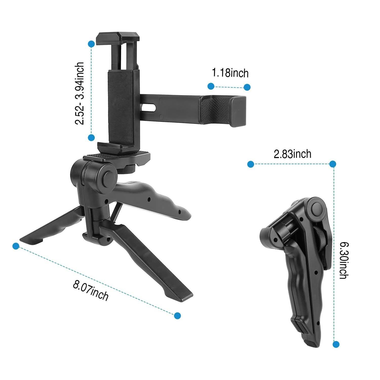 Tripod Desk Phone Stand Stabilizer Mobile Accessories - Tophatter Daily Deals