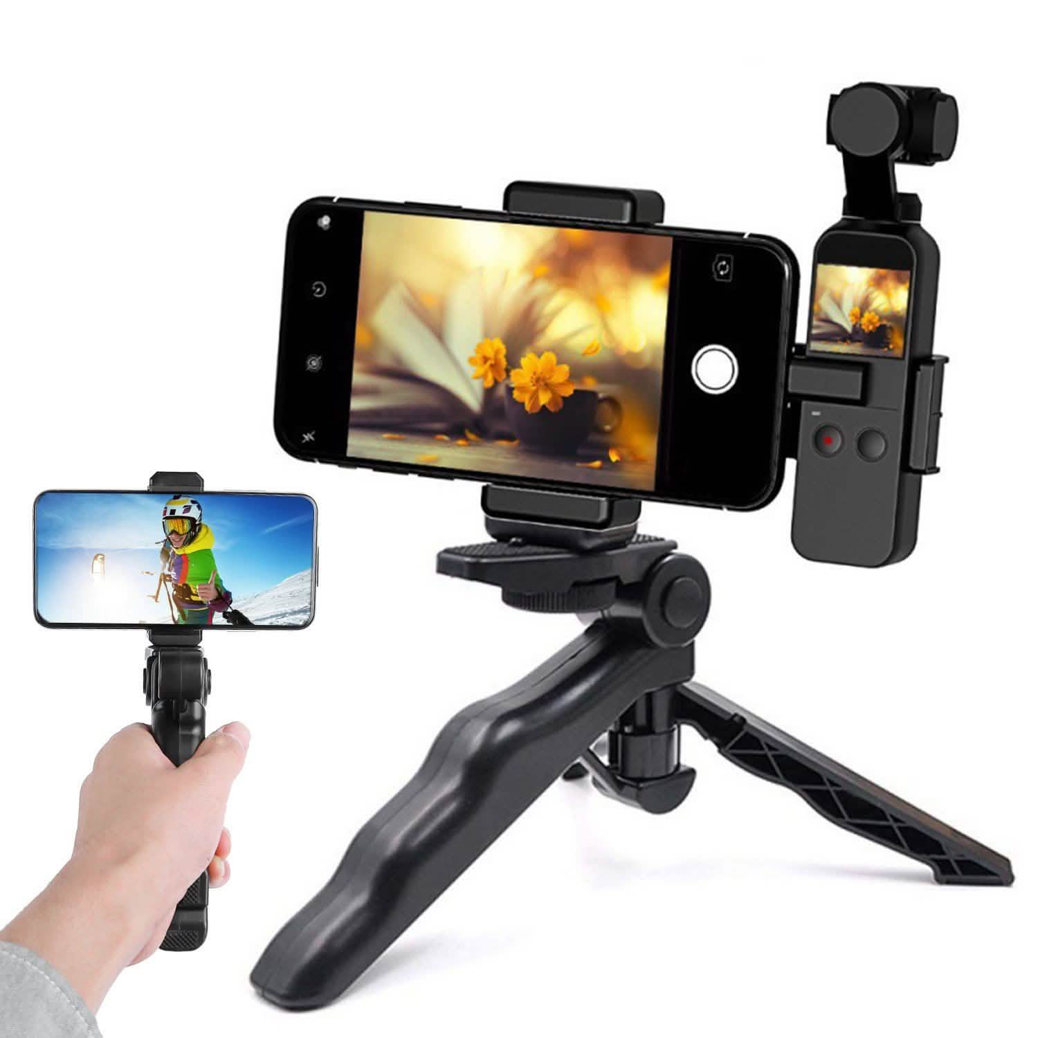 Tripod Desk Phone Stand Stabilizer Mobile Accessories - Tophatter Daily Deals