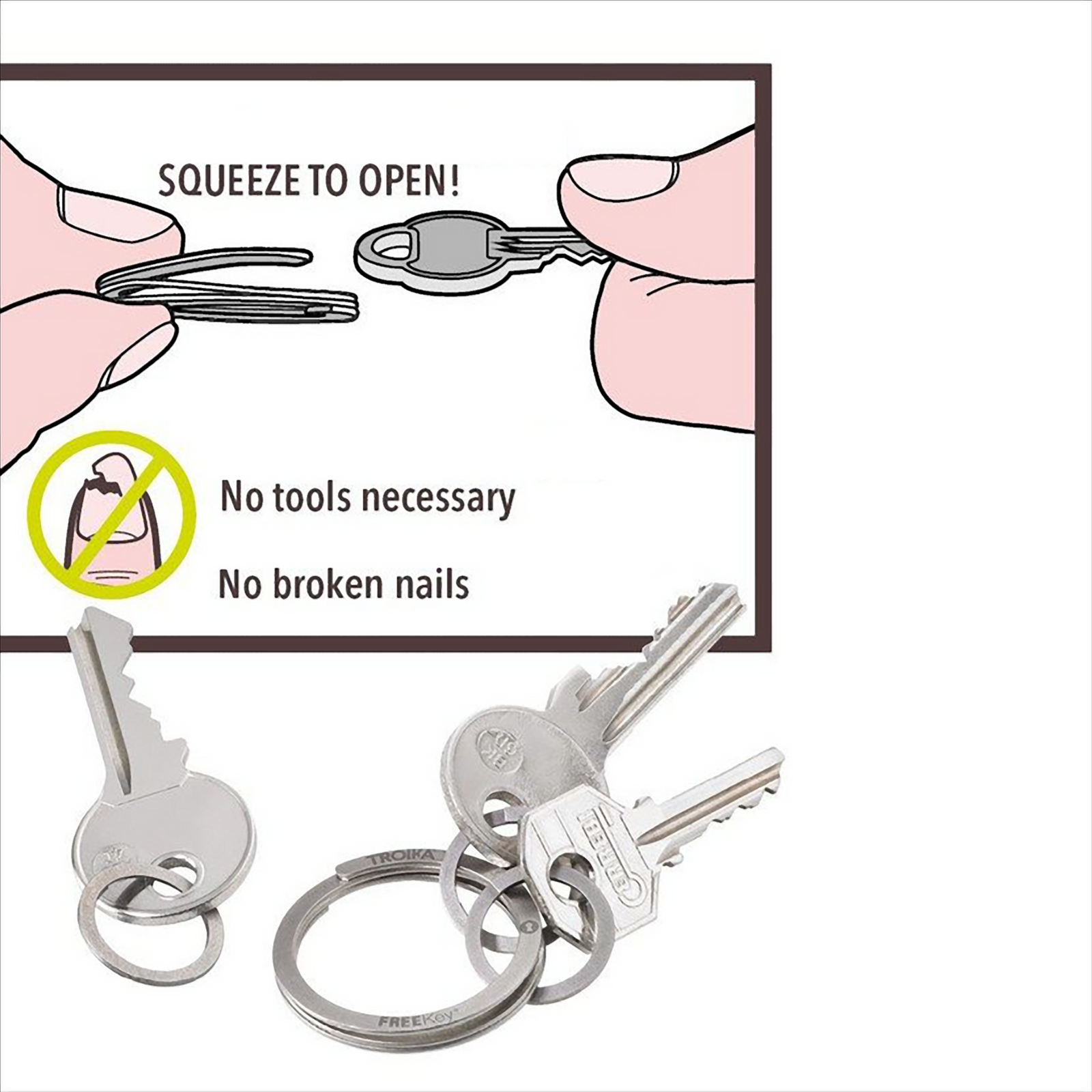 TROIKA Free Key Every Day Carry - Tophatter Daily Deals