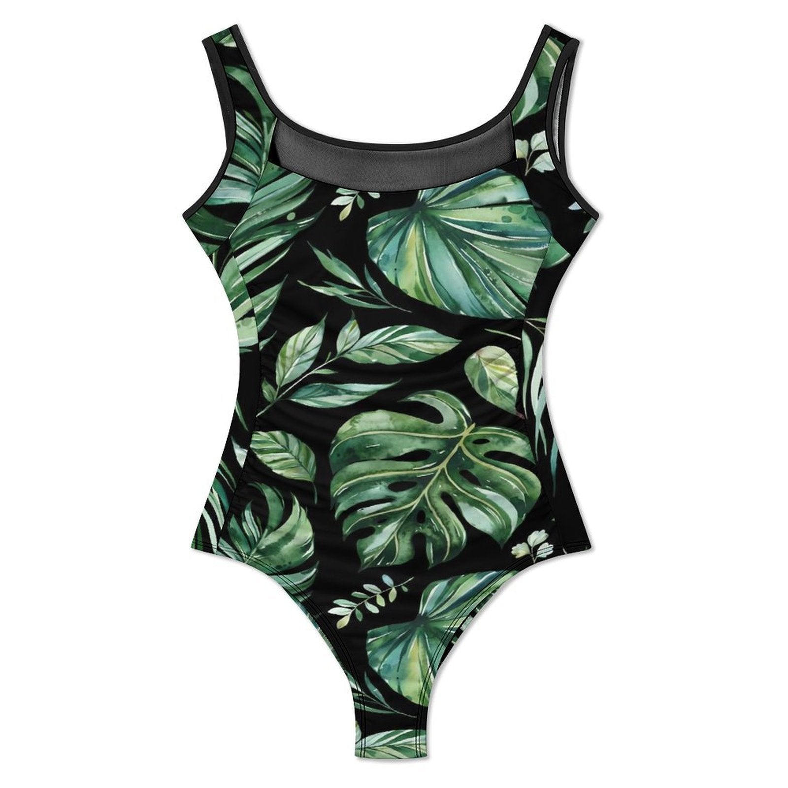 Tropical Leaf Swimsuit Women Push Up Beach Wear Swimwear - Tophatter Daily Deals