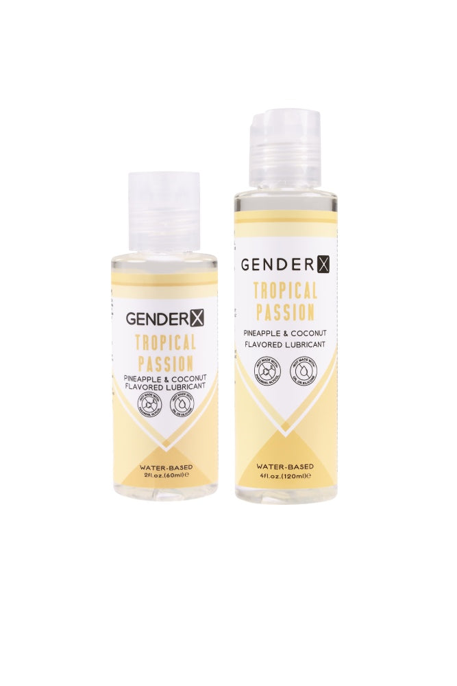 Gender X - Tropical Passion Flavored Water Based Lubricant Liquid - Tophatter Daily Deals