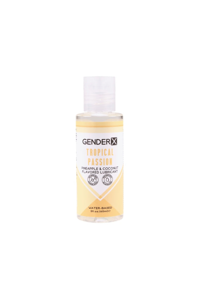Gender X - Tropical Passion Flavored Water Based Lubricant 2oz Liquid - Tophatter Daily Deals