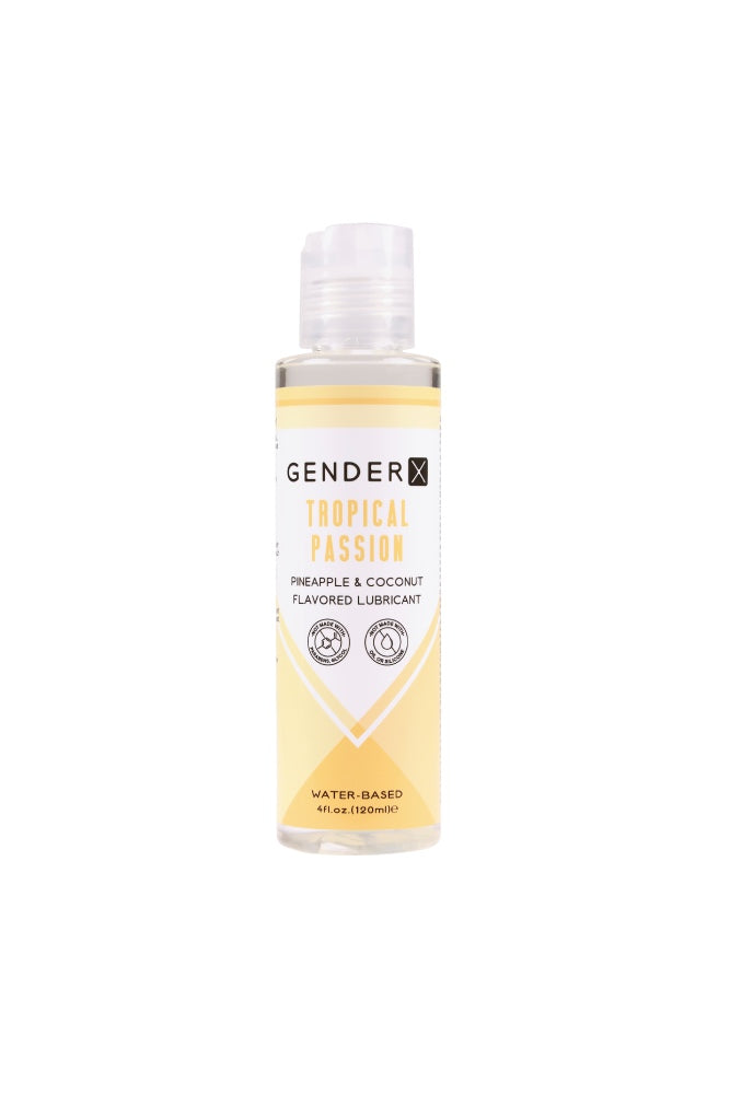 Gender X - Tropical Passion Flavored Water Based Lubricant 4oz Liquid - Tophatter Daily Deals