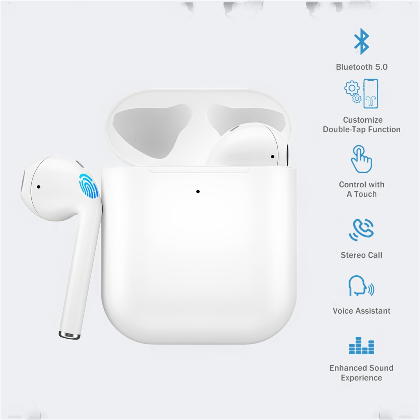 Bi12H True Wireless Ear Buds Ealectonic - Tophatter Daily Deals
