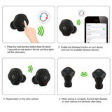 True Wireless Earbuds CSR v4.2 In-Ear Stereo Headsets In-Ear Headphones - Tophatter Daily Deals