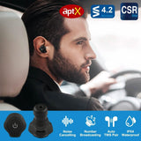 True Wireless Earbuds CSR v4.2 In-Ear Stereo Headsets In-Ear Headphones - Tophatter Daily Deals