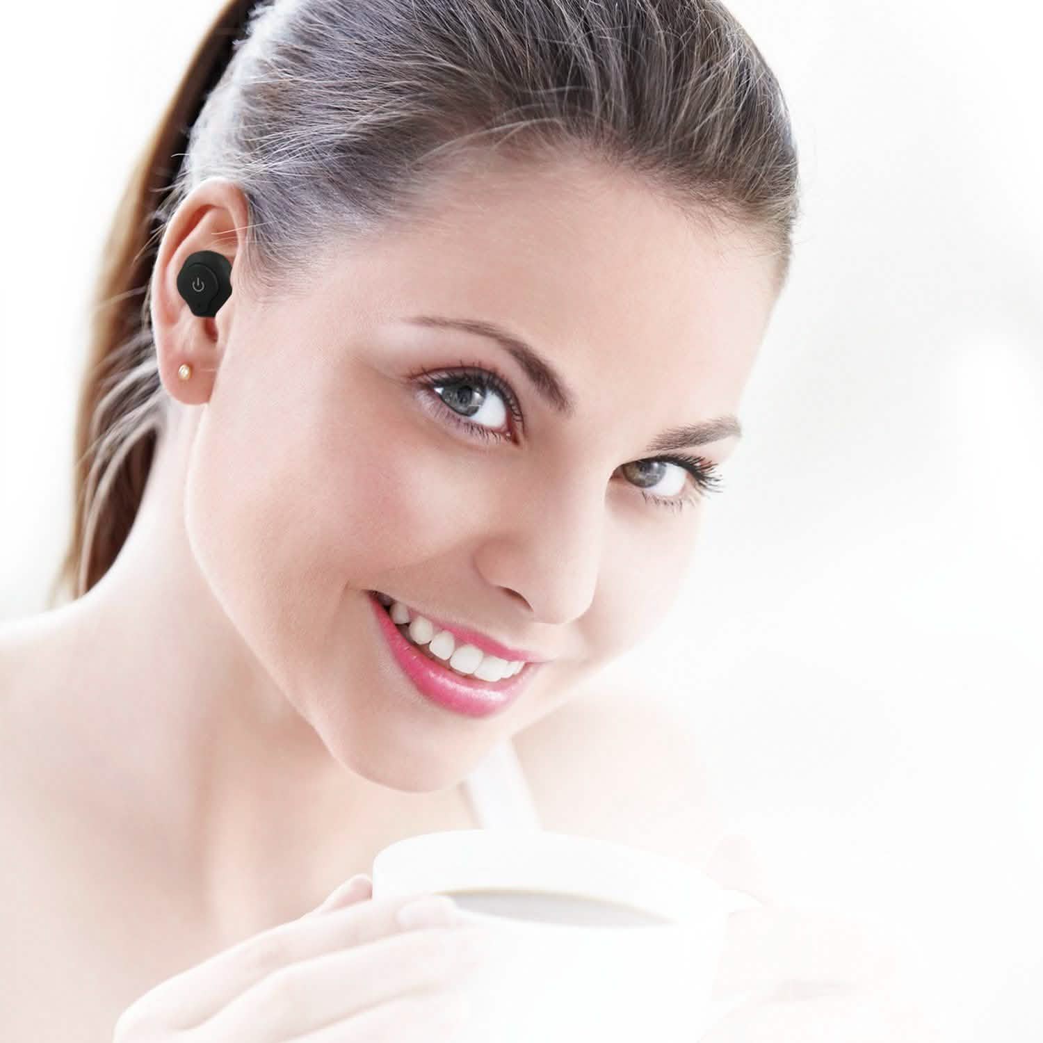 True Wireless Earbuds CSR v4.2 In-Ear Stereo Headsets Headphones - Tophatter Daily Deals