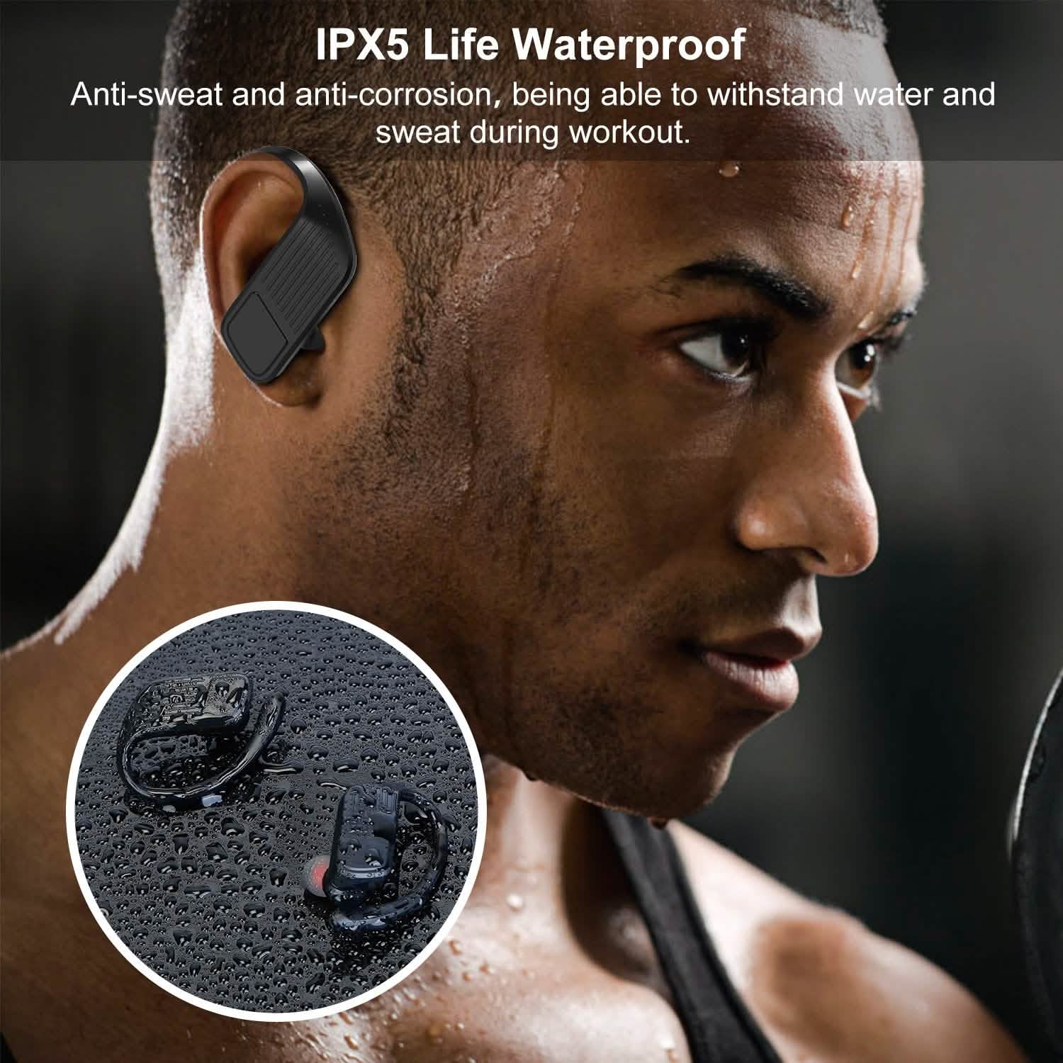 True Wireless Earbuds v5.0 TWS Stereo Earphones Headset Headphones - Tophatter Daily Deals