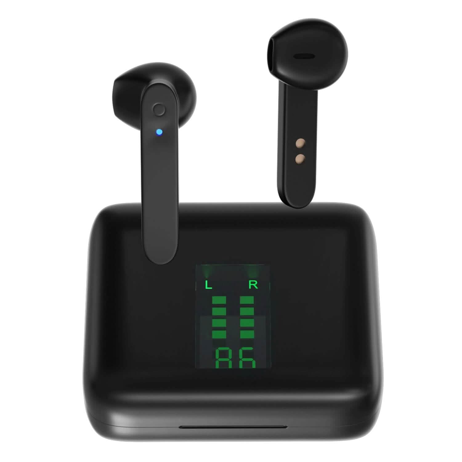 True Wireless Stereo V5.1 Earbuds Touch Control Headphones - Tophatter Daily Deals