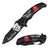 Trump 2024 Double Sided Print Assist-Open Folding Knife with Pocket Clip - Tophatter Daily Deals