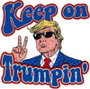 TRUMP 2024 Keep On Trumpin' Sticker Decorative Stickers - Tophatter Daily Deals