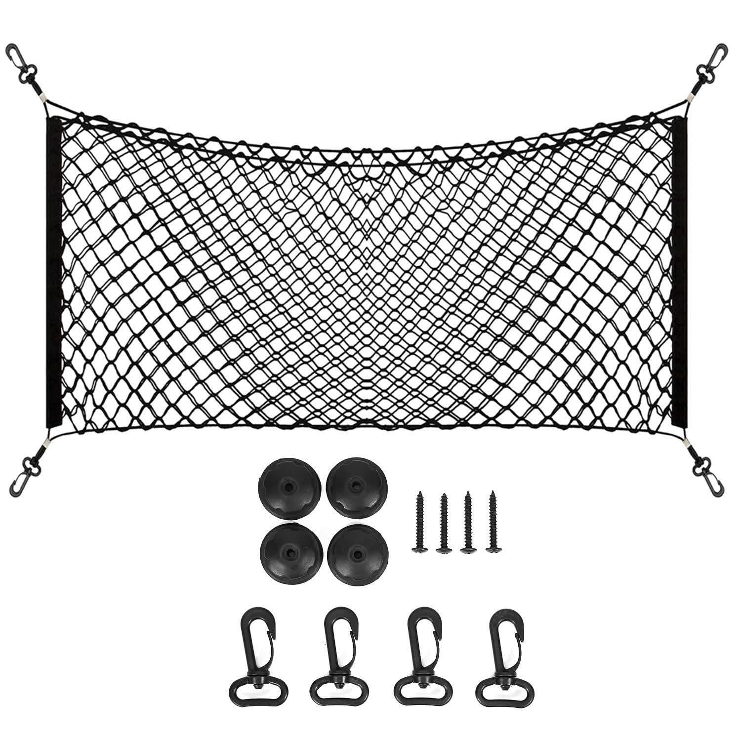 Trunk Cargo Net Stretchable Universal Automotive - Tophatter Daily Deals