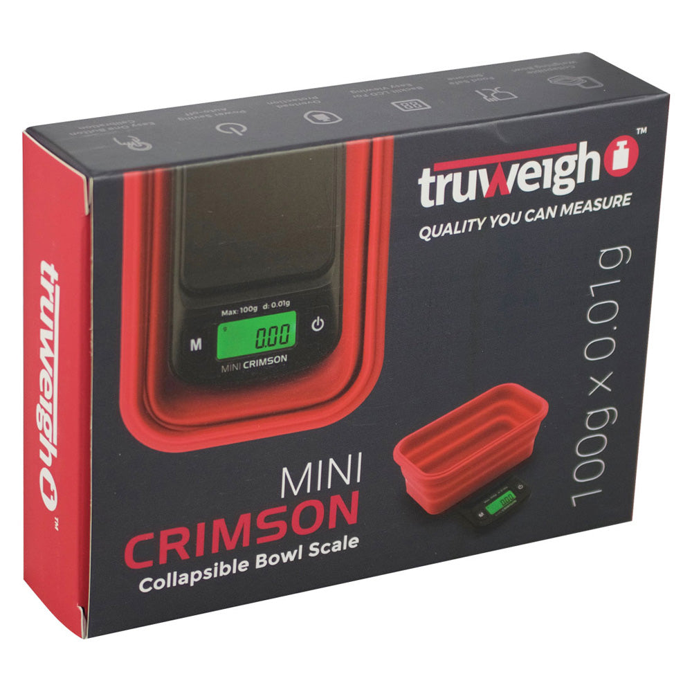 Truweigh Mini Crimson Collapsible Bowl Scale Scales - Tophatter Daily Deals