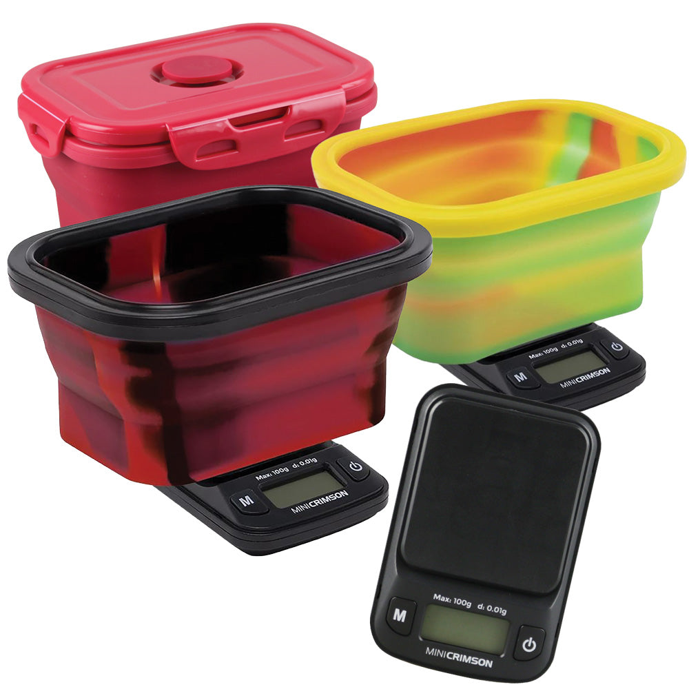 Truweigh Mini Crimson Collapsible Bowl Scale Scales - Tophatter Daily Deals