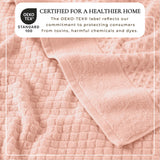 Cotton Diamond Waffle Weave Bath Towel Set - Grayson Collection Bath - Tophatter Daily Deals
