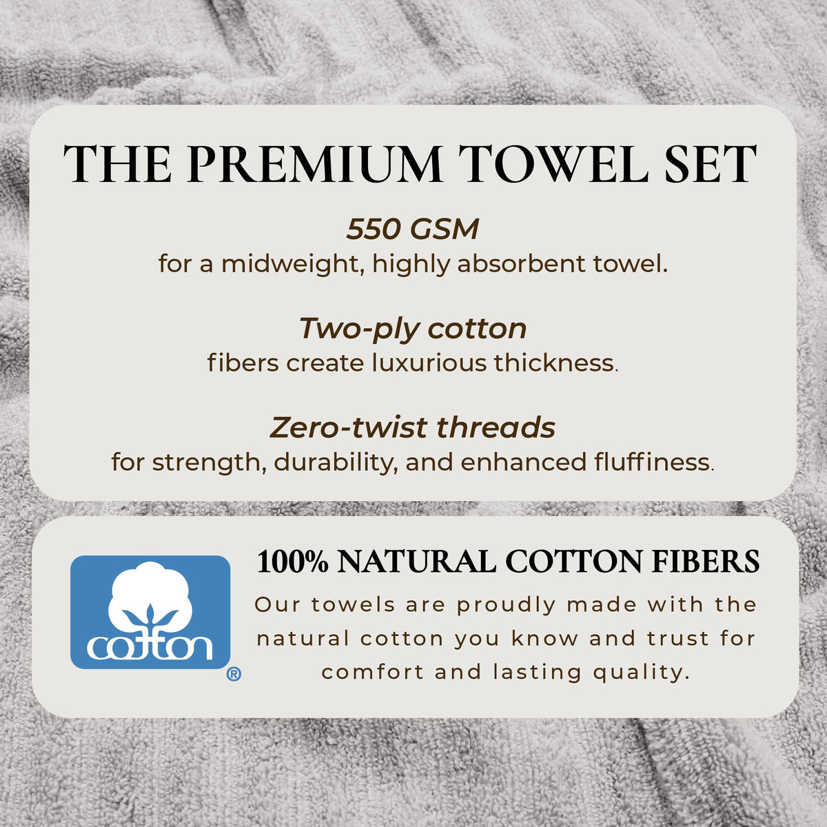 Luxury Combed Cotton Bath Towel Set - Karina Collection Bath - Tophatter Daily Deals