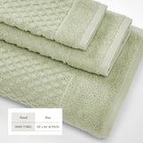 Cotton Diamond Waffle Weave Bath Towel Set - Grayson Collection Bath - Tophatter Daily Deals