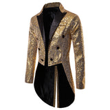 Men Court Tuxedo Suit Coats Party Long Jacket Men Blazer - Tophatter Daily Deals