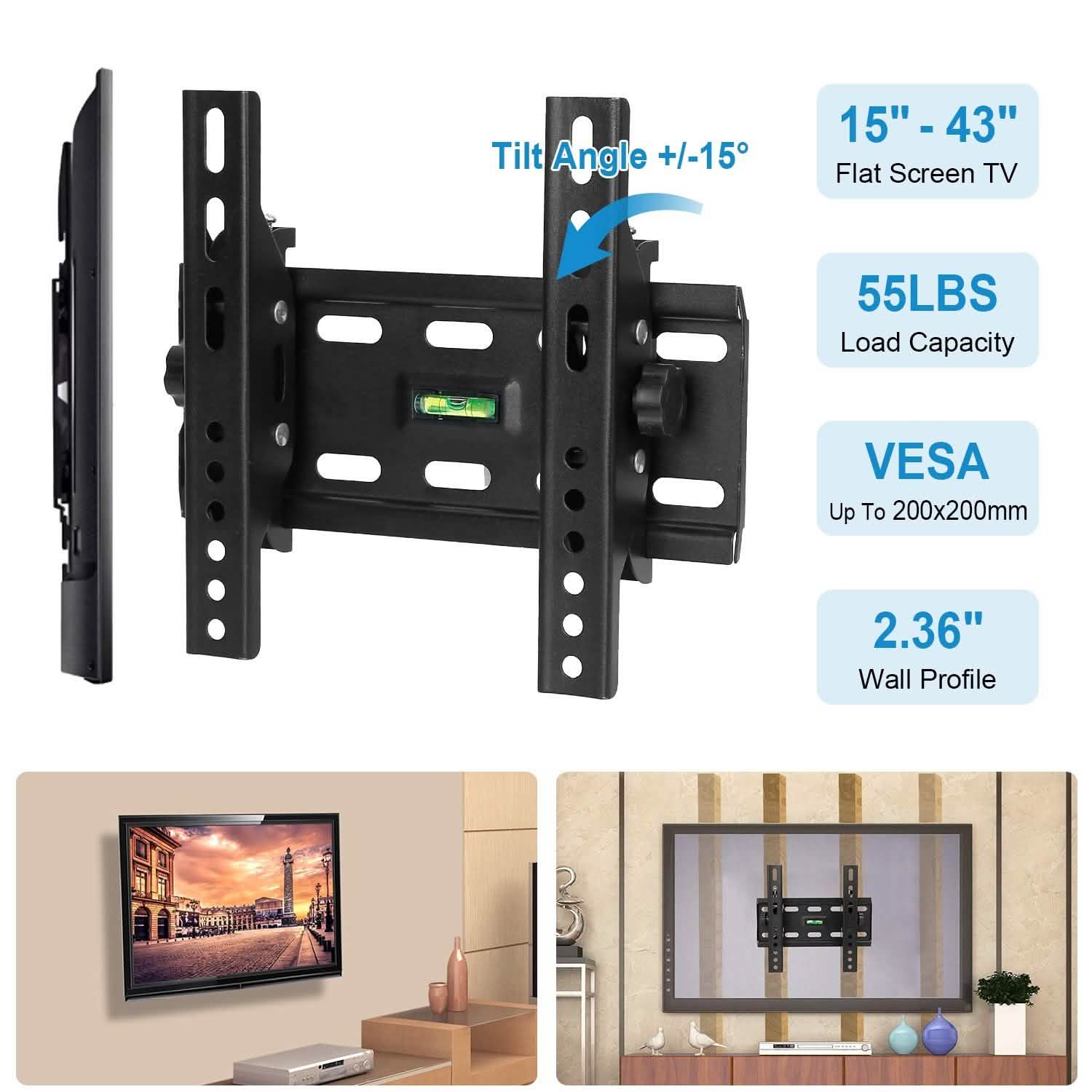 TV Wall Mount Bracket TV & Video - Tophatter Daily Deals