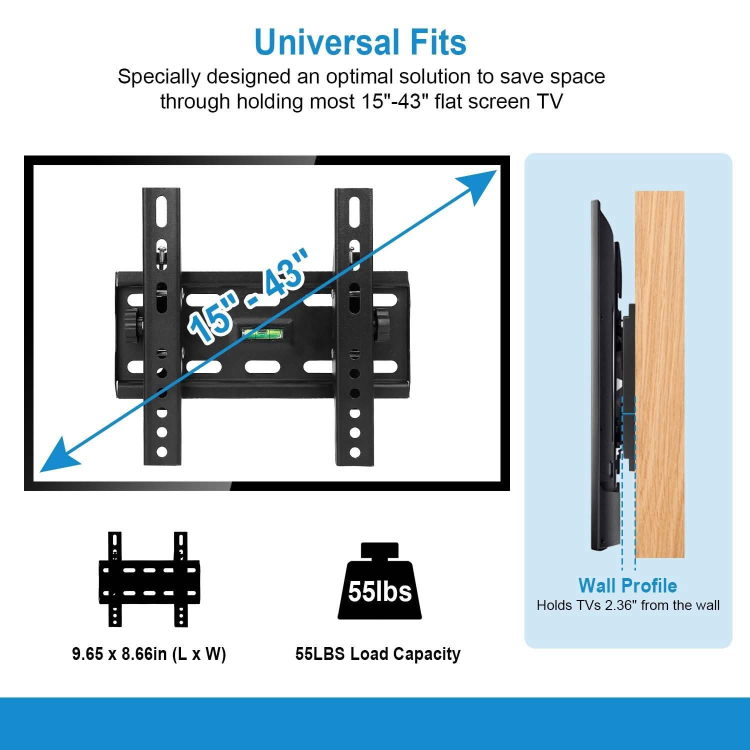 TV Wall Mount Bracket TV & Video - Tophatter Daily Deals