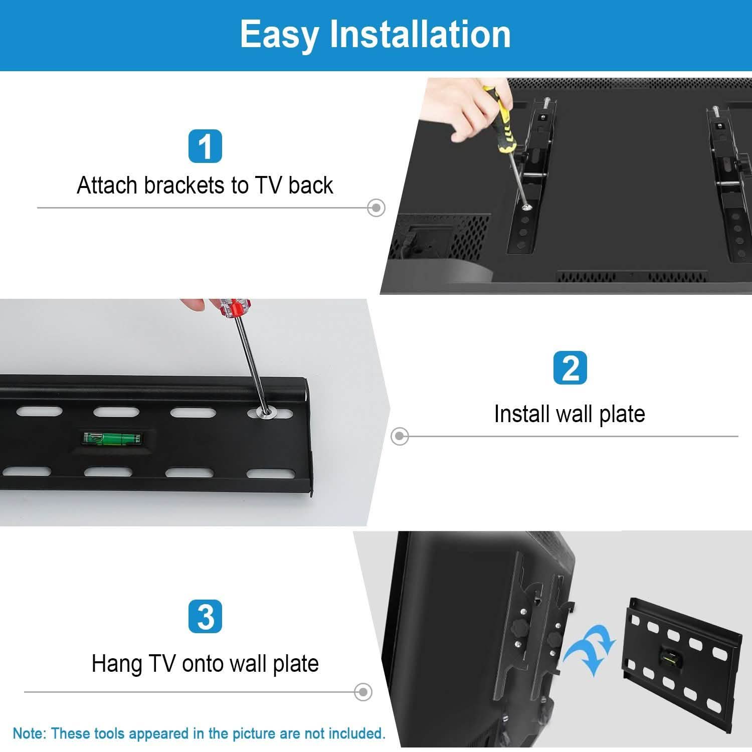 TV Wall Mount Bracket TV & Video - Tophatter Daily Deals