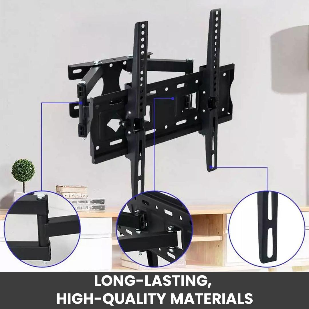 Wall Mount TV Bracket - Dual Arm Wall Stand for 26"-70" TVs Up to 50kg Weight Apparel & Accessories - Tophatter Daily Deals